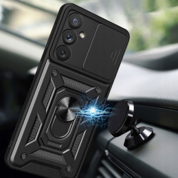 Tech-Protect CamShield Pro dėklas, skirtas Samsung Galaxy A34 5G - juodas