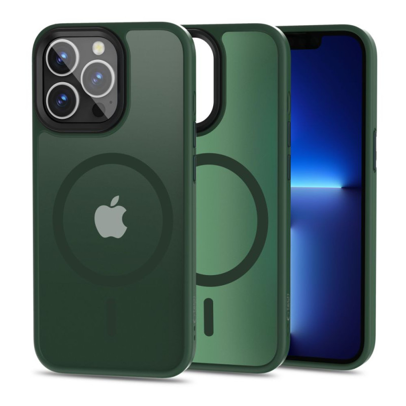 Tech-Protect MagMat MagSafe dėklas iPhone 13 Pro - matinė žalia