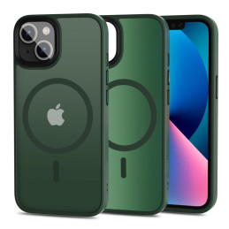Tech-Protect MagMat MagSafe dėklas iPhone 13 - matinė žalia