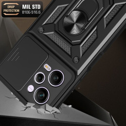 „Tech-Protect CamShield Pro“ dėklas, skirtas „Xiaomi Redmi Note 12 Pro 5G“ / „Poco X5 Pro 5G“ – juodas