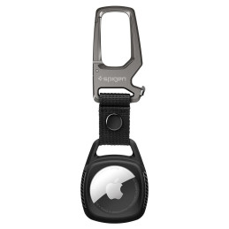 Spigen Rugged Armor dėklas Apple AirTag - matinė juoda