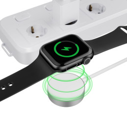 Tech-Protect UltraBoost magnetinis indukcinis įkroviklis su USB-C jungtimi, skirtas Apple Watch 1,2 m - baltas