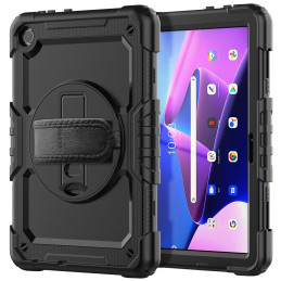 Tech-Protect Solid360 dėklas, skirtas Lenovo Tab M10 (3 gen.) 10,1" TB-328 - juodas