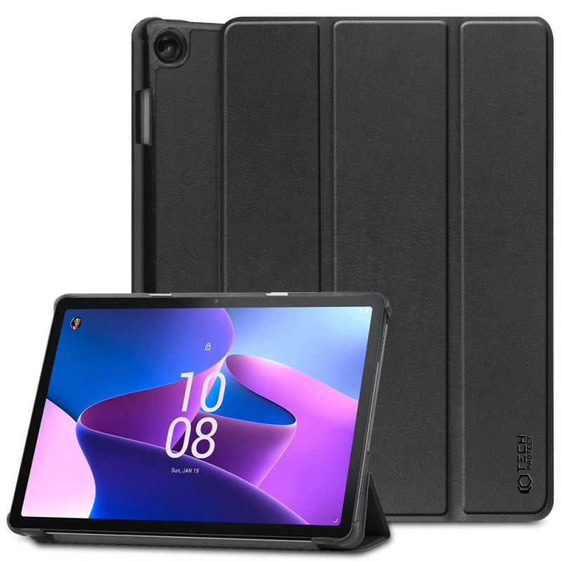 Tech-Protect SmartCase dėklas, skirtas Lenovo Tab M10 (3 kartos) 10,1" TB-328 - juodas