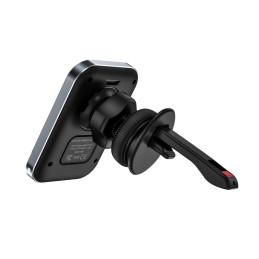 Tech-Protect MM15W-V2 automobilinio telefono laikiklis su MagSafe 15W indukciniu įkrovikliu oro išleidimo angai - juodas