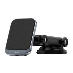 Tech-Protect MM15W-V2 automobilinio telefono laikiklis su MagSafe 15W indukciniu įkrovikliu kabinai - juodas