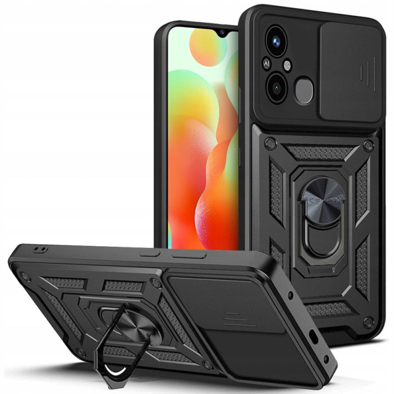 Tech-Protect CamShield Pro dėklas, skirtas Xiaomi Redmi 12C - juodas
