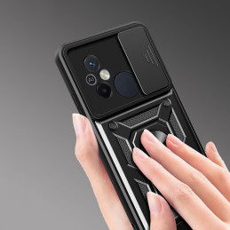Tech-Protect CamShield Pro dėklas, skirtas Xiaomi Redmi 12C - juodas
