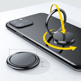 Tech-Protect magnetinis telefono žiedo laikiklis / žiedas su stovo funkcija - rožinis marmuras