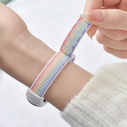 Tech-Protect nailoninis dirželis, skirtas Xiaomi Smart Band 8/ 8 NFC - juodas