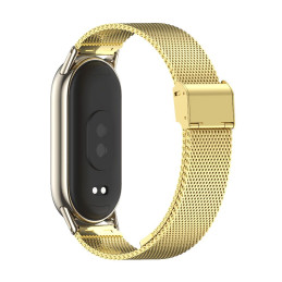 Tech-Protect MilaneseBand dirželis skirtas Xiaomi Smart Band 8/ 8 NFC - auksinis