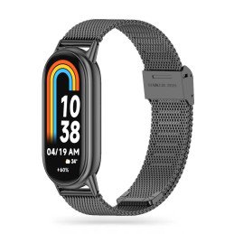 Tech-Protect MilaneseBand dirželis skirtas Xiaomi Smart Band 8/ 8 NFC - juodas