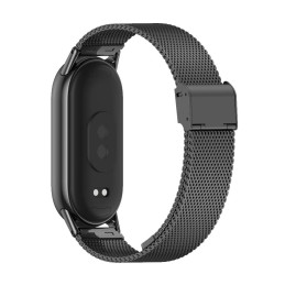 Tech-Protect MilaneseBand dirželis skirtas Xiaomi Smart Band 8/ 8 NFC - juodas