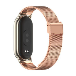 Tech-Protect MilaneseBand dirželis, skirtas Xiaomi Smart Band 8/ 8 NFC - rožinė