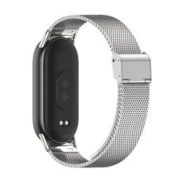 Tech-Protect MilaneseBand dirželis skirtas Xiaomi Smart Band 8/ 8 NFC - sidabrinis