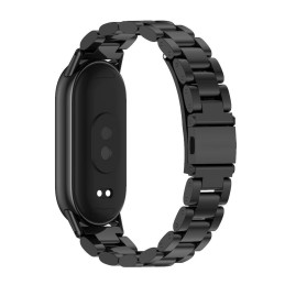 Tech-Protect nerūdijančio plieno apyrankė, skirta Xiaomi Smart Band 8/ 8 NFC - juoda