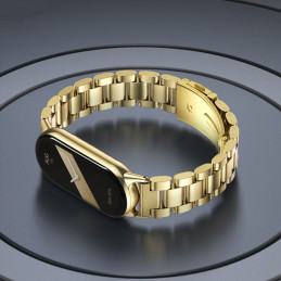 Tech-Protect nerūdijančio plieno apyrankė, skirta Xiaomi Smart Band 8/ 8 NFC - juoda