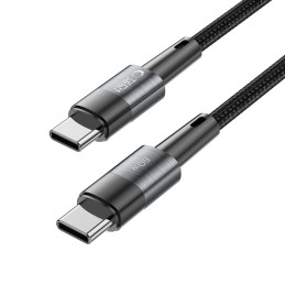 Tech-Protect UltraBoost USB-C / USB-C PD kabelis 60W 3A 0,25m - pilkas