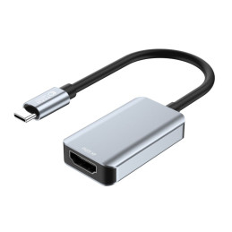 „Tech-Protect UltraBoost“ USB-C (vyriškas) / HDMI (moteriškas) 4K 60 Hz adapteris – juodas