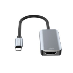 „Tech-Protect UltraBoost“ USB-C (vyriškas) / HDMI (moteriškas) 4K 60 Hz adapteris – juodas