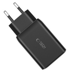 Tech-Protect C65W tinklo įkroviklis 2x USB-C PD 65W / USB-A QC 3.0 - juodas