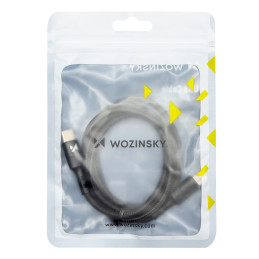 Wozinsky WUC-PD-CL2B Lightning – USB-C PD 18W 480Mb/ s 2m laidas – juodas