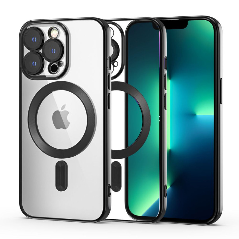 Tech-Protect MagShine Line MagSafe dėklas iPhone 13 Pro - juodas