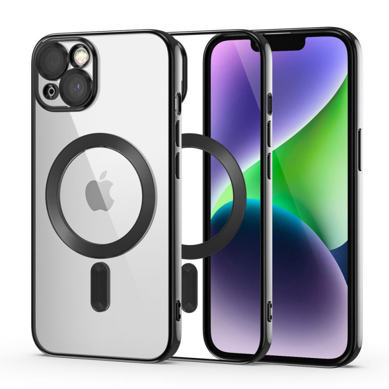 Tech-Protect MagShine Line MagSafe dėklas iPhone 14 - juodas