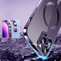 Tech-Protect MagShine Line MagSafe dėklas iPhone 14 - juodas