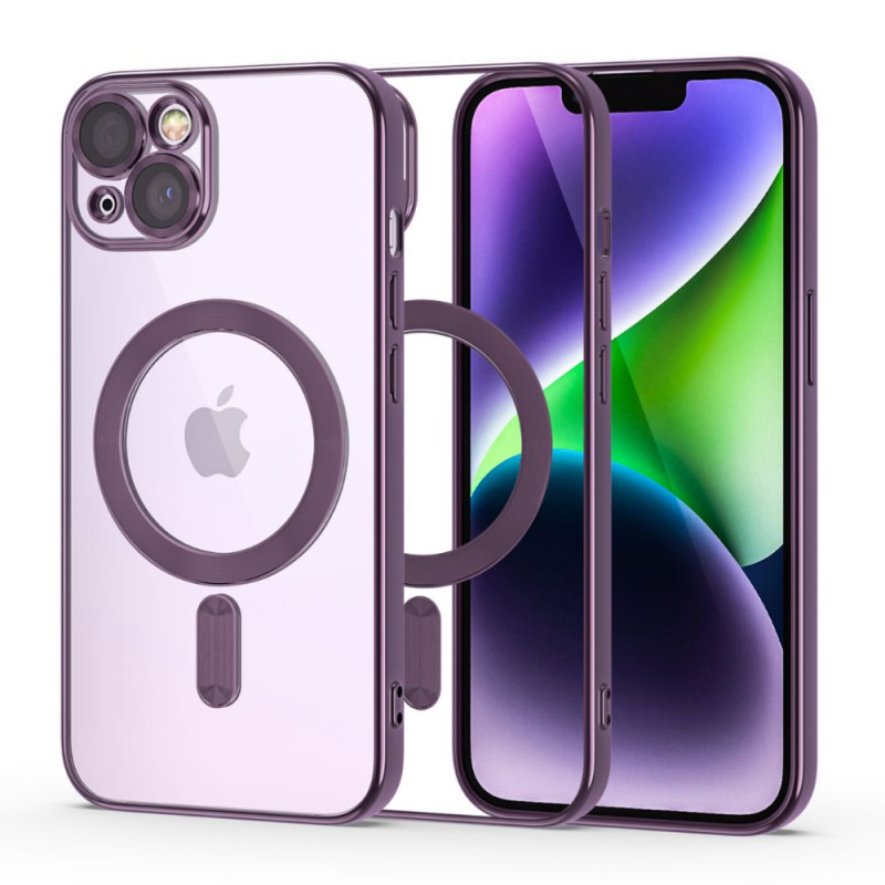 Tech-Protect MagShine Line MagSafe dėklas iPhone 14 - violetinis