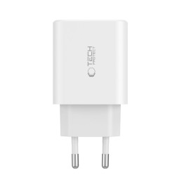 Tech-Protect NC30W tinklo įkroviklis 2x USB-C PD 30W / USB-A QC 3.0 - baltas