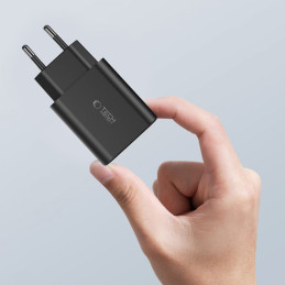 Tech-Protect NC30W tinklo įkroviklis 2x USB-C PD 30W / USB-A QC 3.0 - baltas