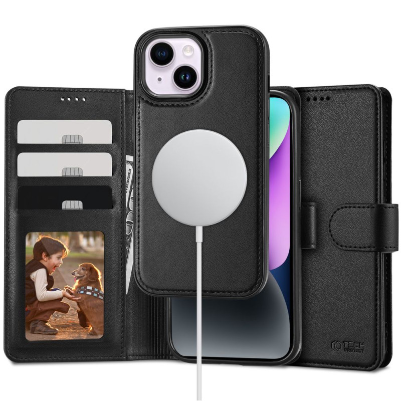 Tech-Protect Wallet MagSafe dėklas iPhone 14 - juodas