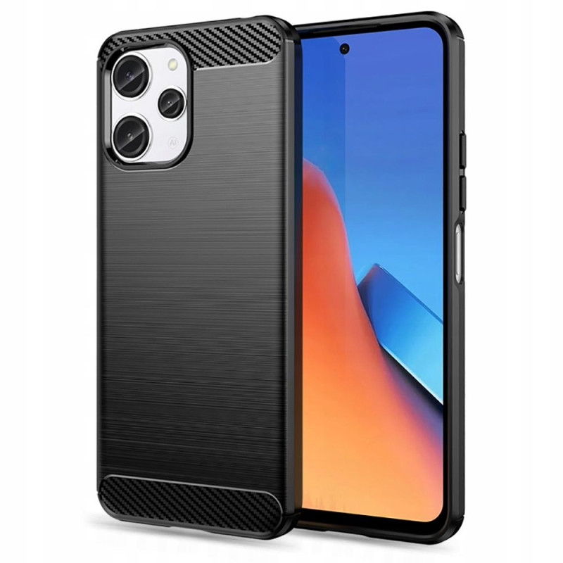 Tech-Protect TPUCarbon dėklas, skirtas Xiaomi Redmi 12 - juodas