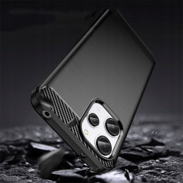 Tech-Protect TPUCarbon dėklas, skirtas Xiaomi Redmi 12 - juodas