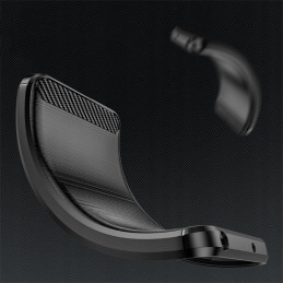 Tech-Protect TPUCarbon dėklas, skirtas Xiaomi Redmi 12 - juodas