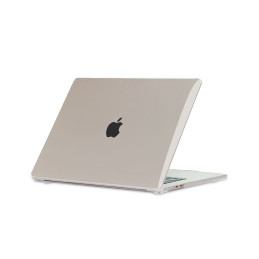 Tech-Protect SmartShell dėklas, skirtas MacBook Air 15" M2 / M3 / 2023-2024 - skaidrus