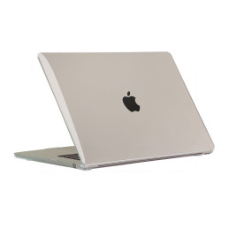 Tech-Protect SmartShell dėklas, skirtas MacBook Air 15" M2 / M3 / 2023-2024 - skaidrus