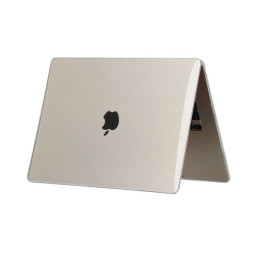 Tech-Protect SmartShell dėklas, skirtas MacBook Air 15" M2 / M3 / 2023-2024 - skaidrus