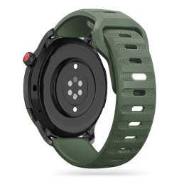 Tech-Protect IconBand Line, skirta Samsung Galaxy Watch 4/ 5/ 5 Pro/ 6/ 7/ FE – tamsiai žalia