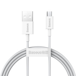 Baseus Superior USB-A / micro USB 2A laidas 1m - baltas