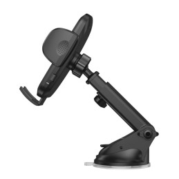 Tech-Protect CM15W-V1 automobilinis telefono laikiklis su 15W indukciniu įkrovikliu kabinai / orlaidei - juodas