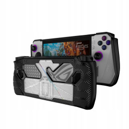 Tech-Protect Defense dėklas, skirtas Asus ROG Ally - juodas ir skaidrus