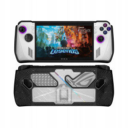 Tech-Protect Defense dėklas, skirtas Asus ROG Ally - juodas ir skaidrus