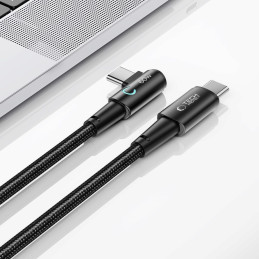 Tech-Protect UltraBoost L USB-C / USB-C laidas 60W 6A 1m - pilkas