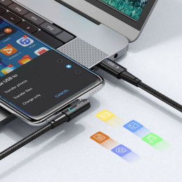 Tech-Protect UltraBoost L USB-C / USB-C laidas 60W 6A 2m - pilkas