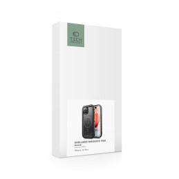 Tech-Protect ShellBox vandeniui atsparus IP68 dėklas su MagSafe, skirtas iPhone 15 Plus - juodas