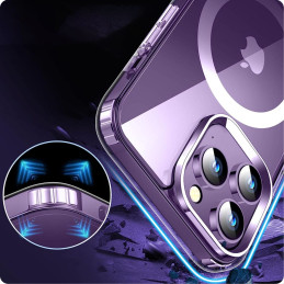 Tech-Protect FlexAir Hybrid MagSafe dėklas iPhone 15 Pro - skaidrus