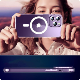 Tech-Protect FlexAir Hybrid MagSafe dėklas skirtas iPhone 15 Pro Max - skaidrus