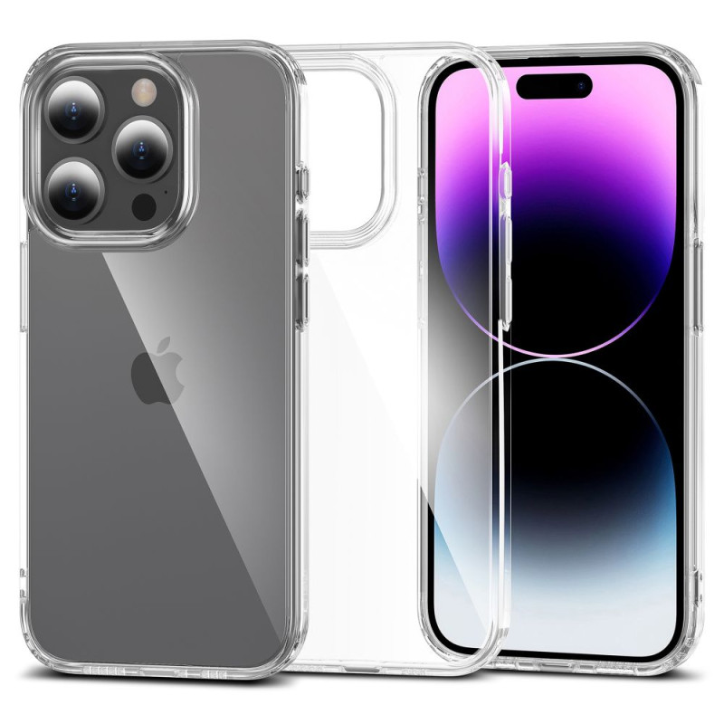 Tech-Protect FlexAir Hybrid dėklas iPhone 15 Pro Max - skaidrus